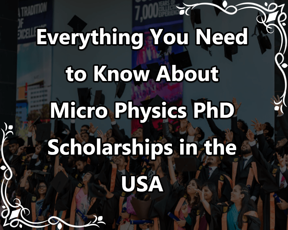 physics phd scholarships in usa